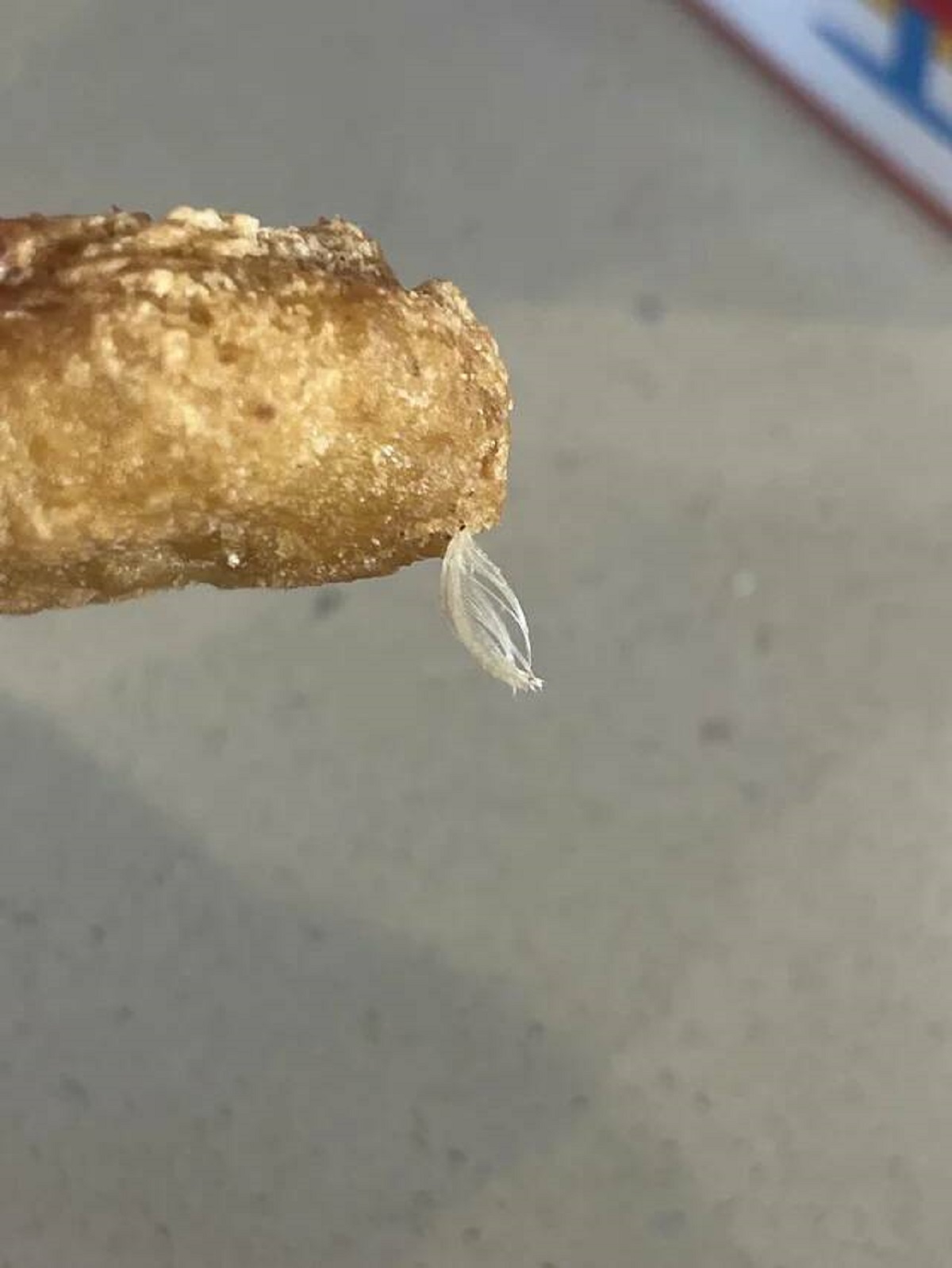 "I found a feather in a McDonald’s chicken nugget"