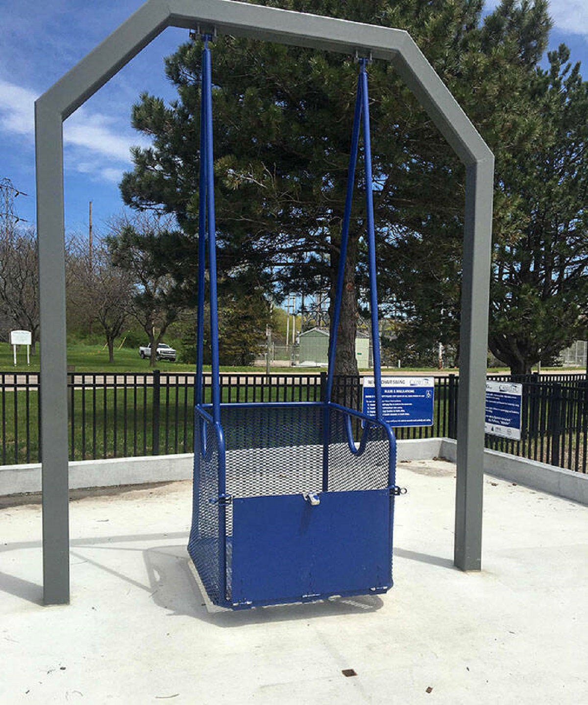 "My Local Park Has A Wheelchair Accessible Swing"