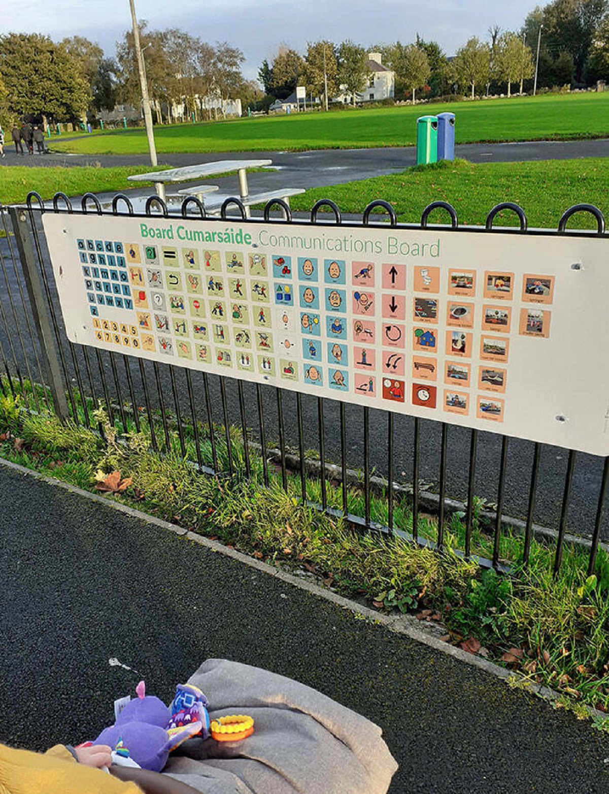 "My Local Playground Has A Communication Board So Kids Can Interact And Play If They Are Deaf Or Can't Speak The Language"