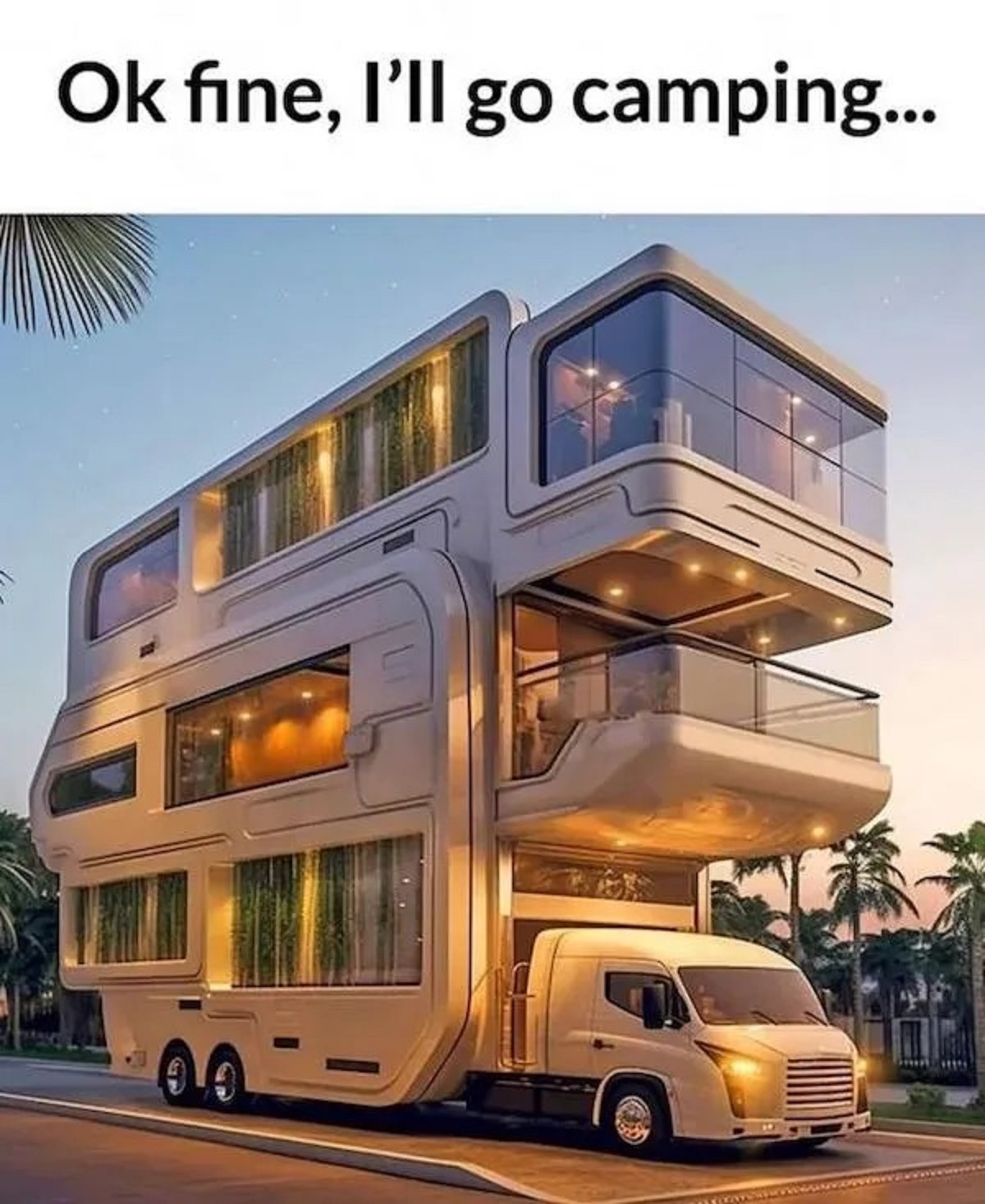 triple decker bus - Ok fine, I'll go camping...