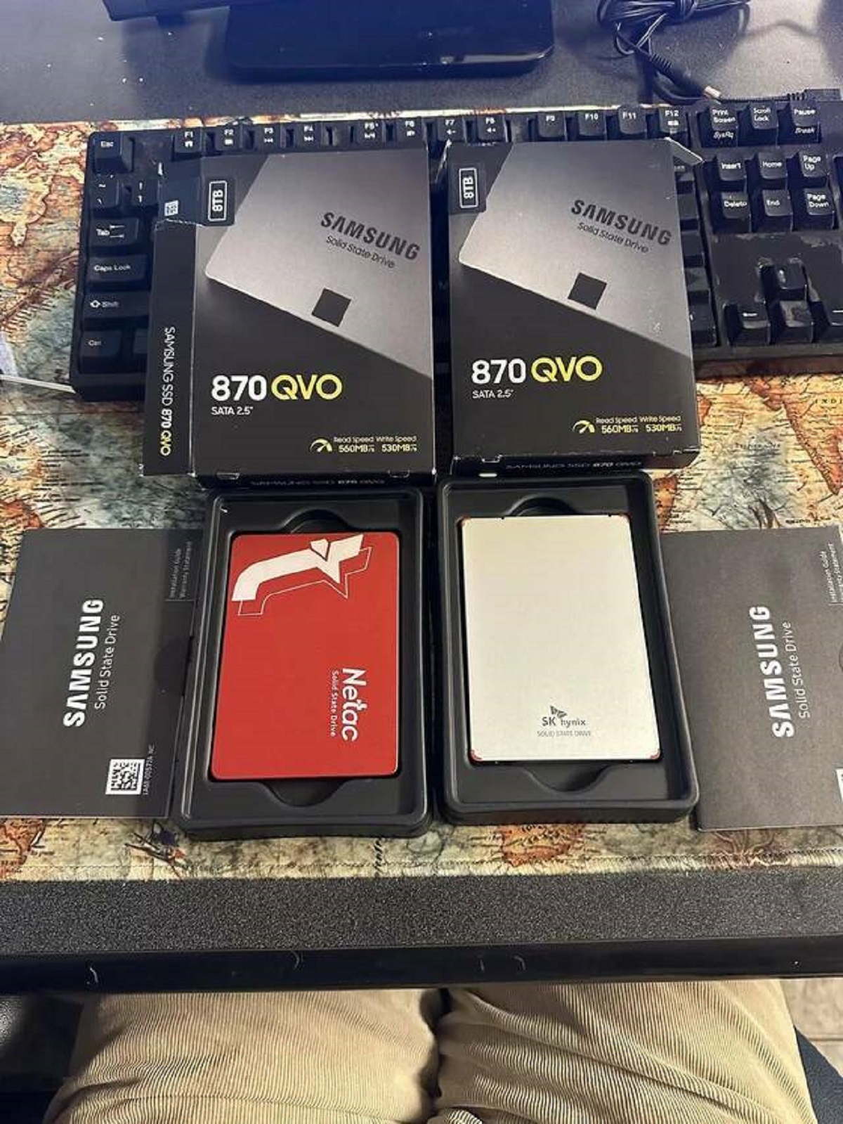 "Ordered two $600 8TB Samsung SSD drives from Amazon, and got…screwed."