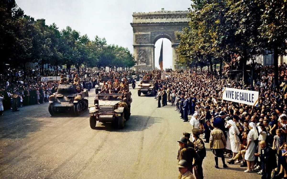 Liberation of Paris from Nazi tyranny,1944