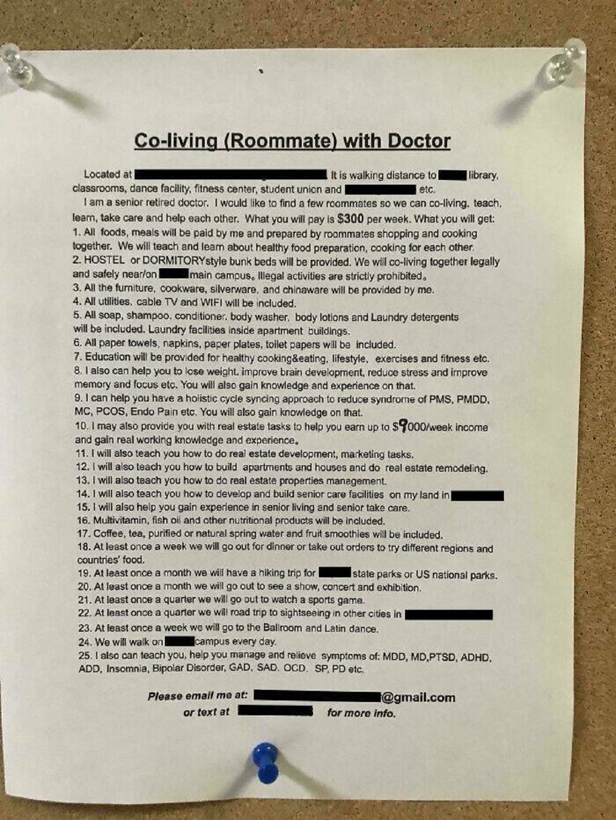 "This Roommate Flyer Posted On My Campus"