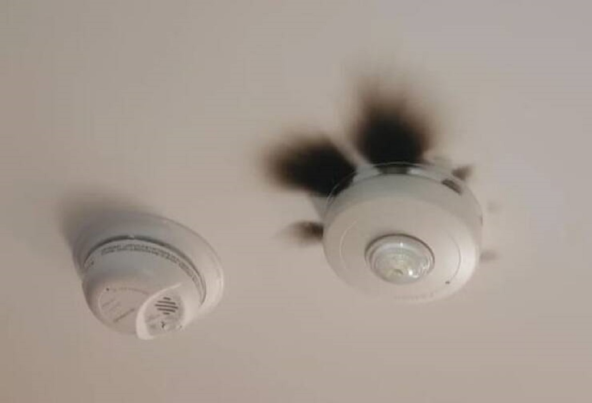 “My fire alarm caught fire”