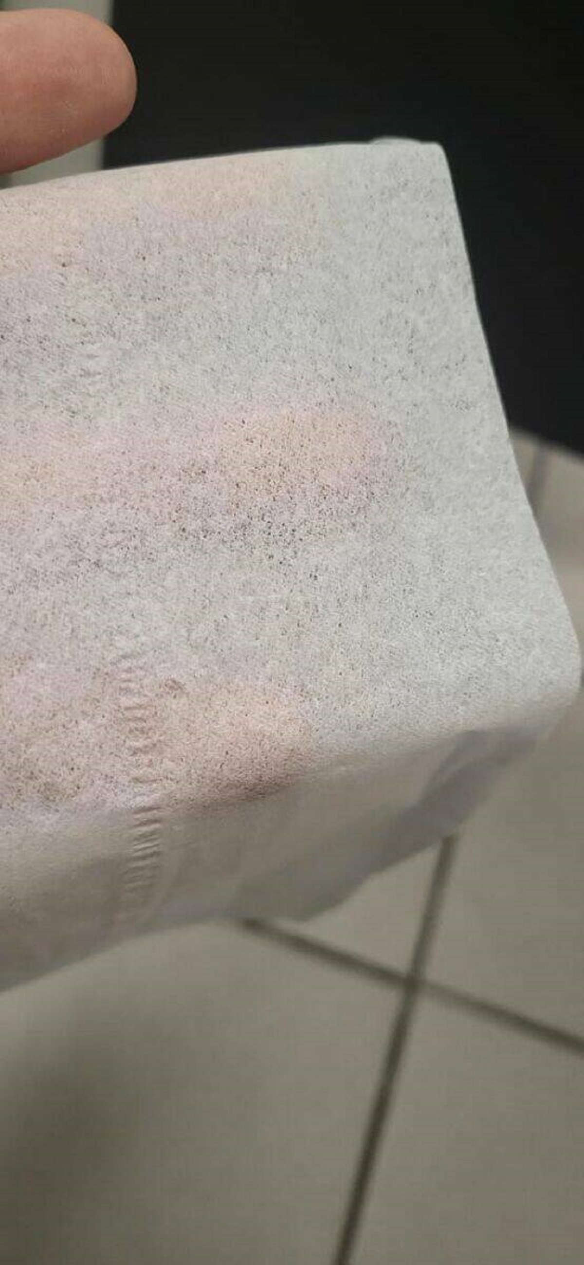 “New 0.05 ply toilet paper at work..”