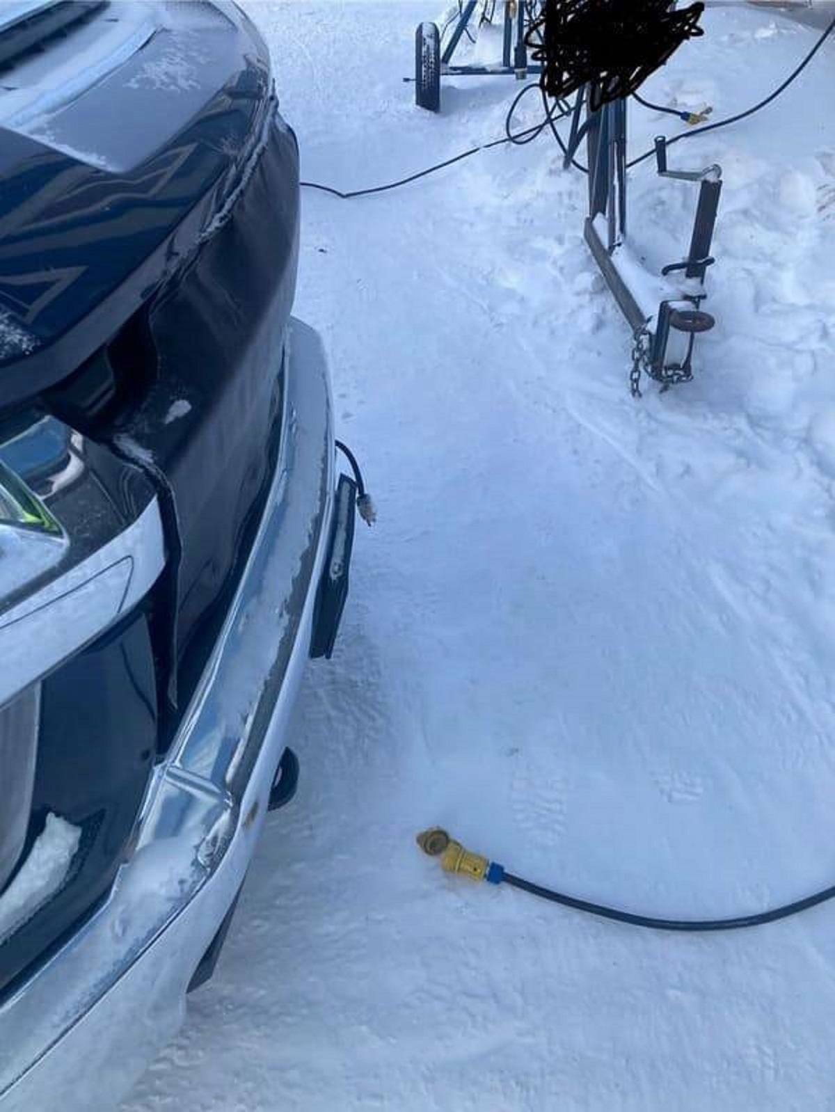 “Someone decided to unplug my block heater in -60F weather”