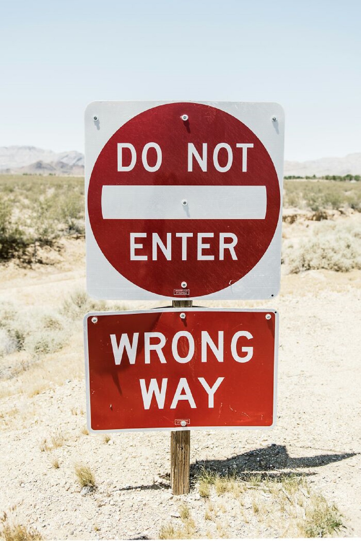 Do Not Enter Wrong Way