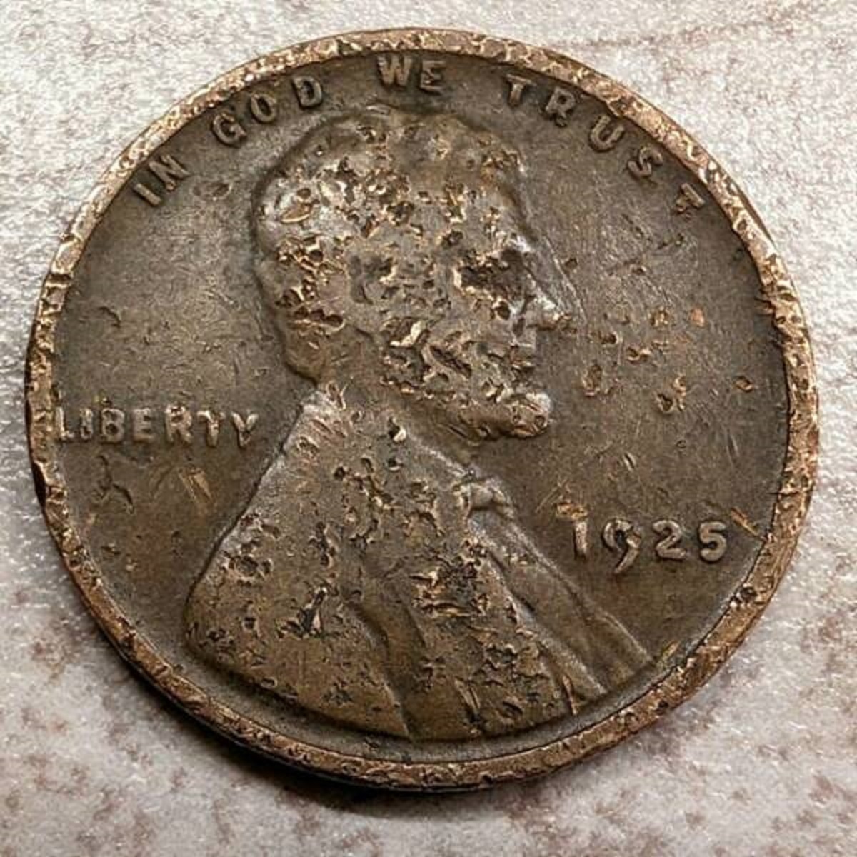 "My husband found a 99 year old penny still in currency"