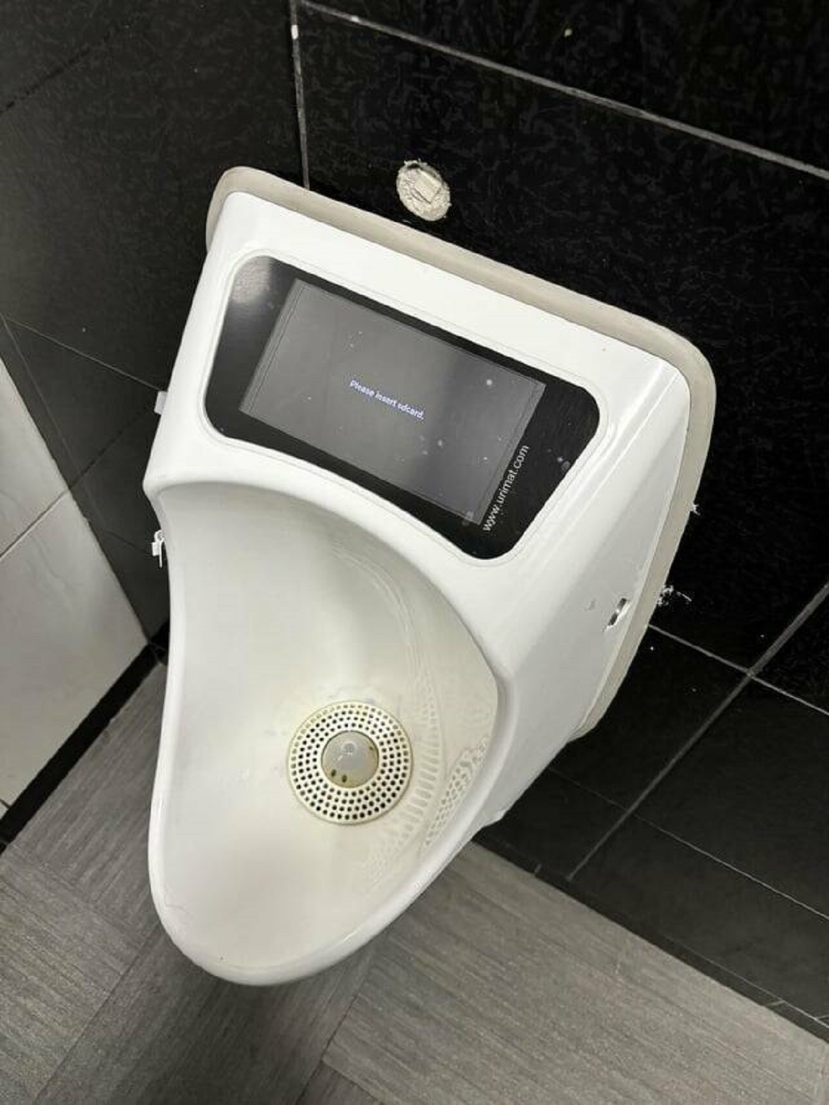 "This urinal has an SD card slot"