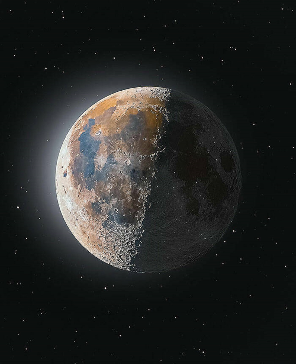 actual picture of the moon
