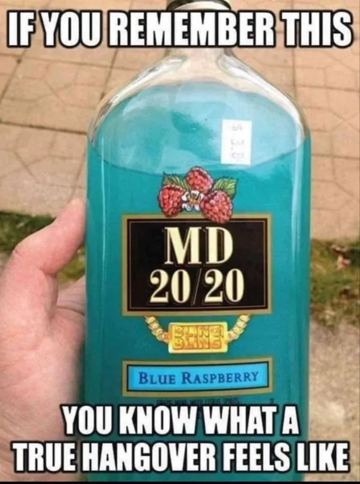 bancha - If You Remember This $ 3.8 Md 2020 Bling Bling Blue Raspberry You Know What A True Hangover Feels