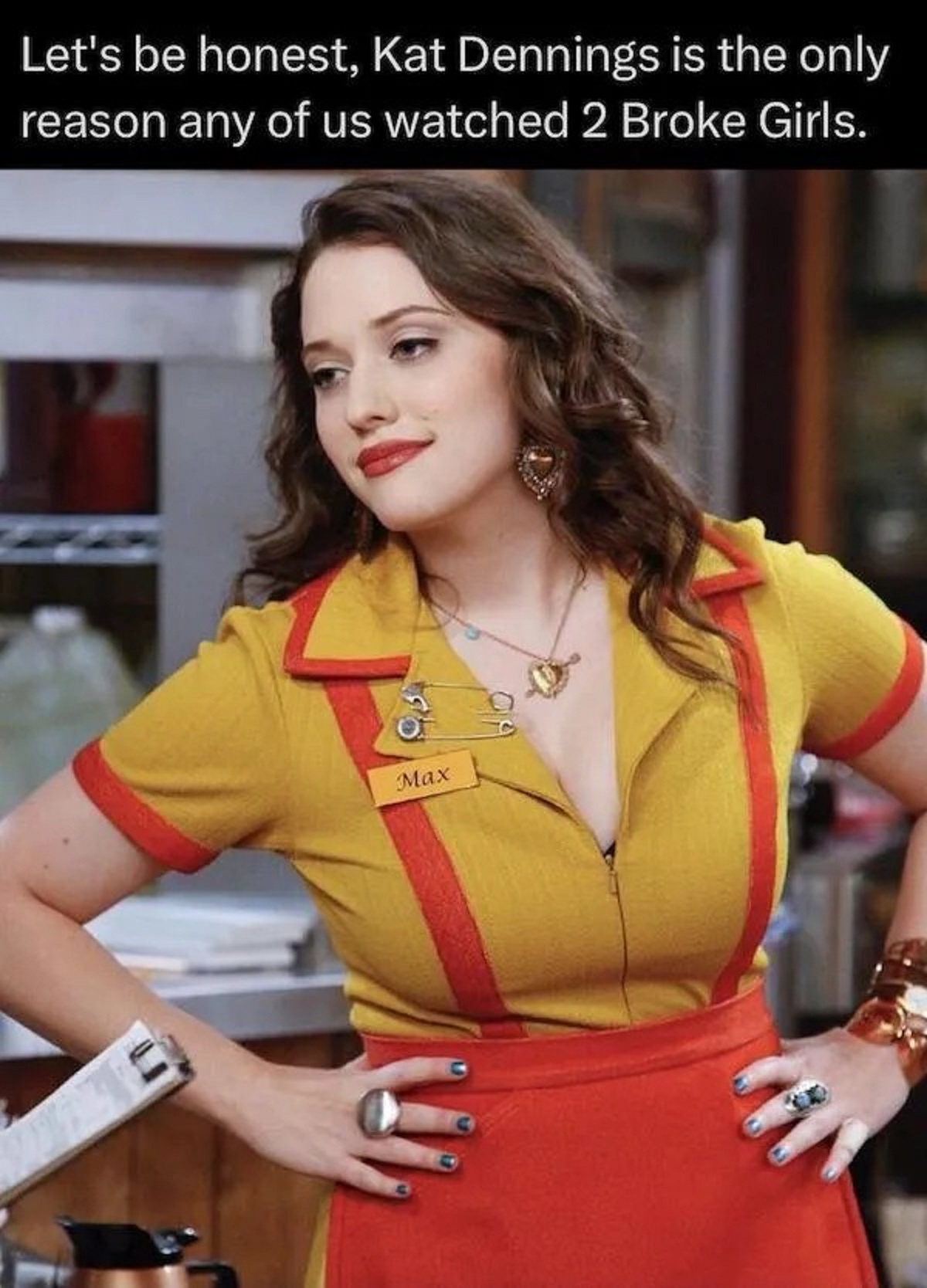 kat dennings max - Let's be honest, Kat Dennings is the only reason any of us watched 2 Broke Girls. 93 Max
