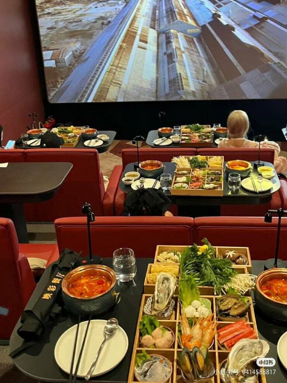 "You can have hot pot in theaters in China."