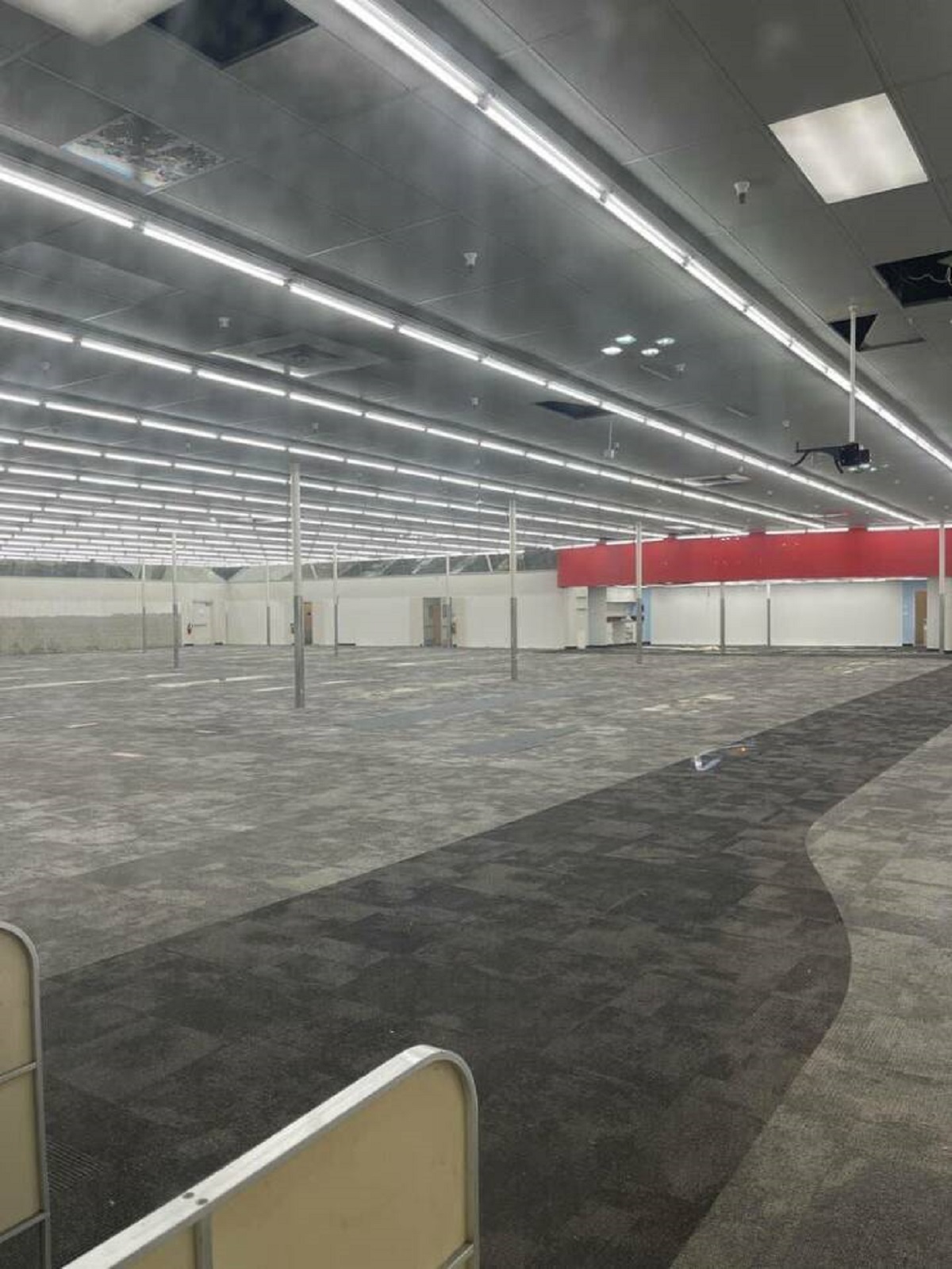 This is what a completely empty CVS store looks like: