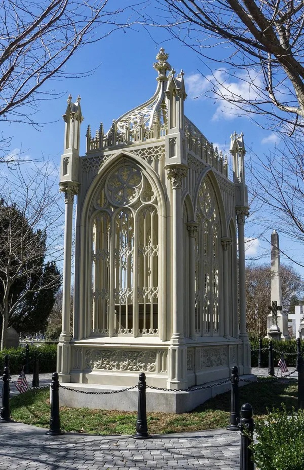 Burial site of James Monroe, 5th president of the United States.