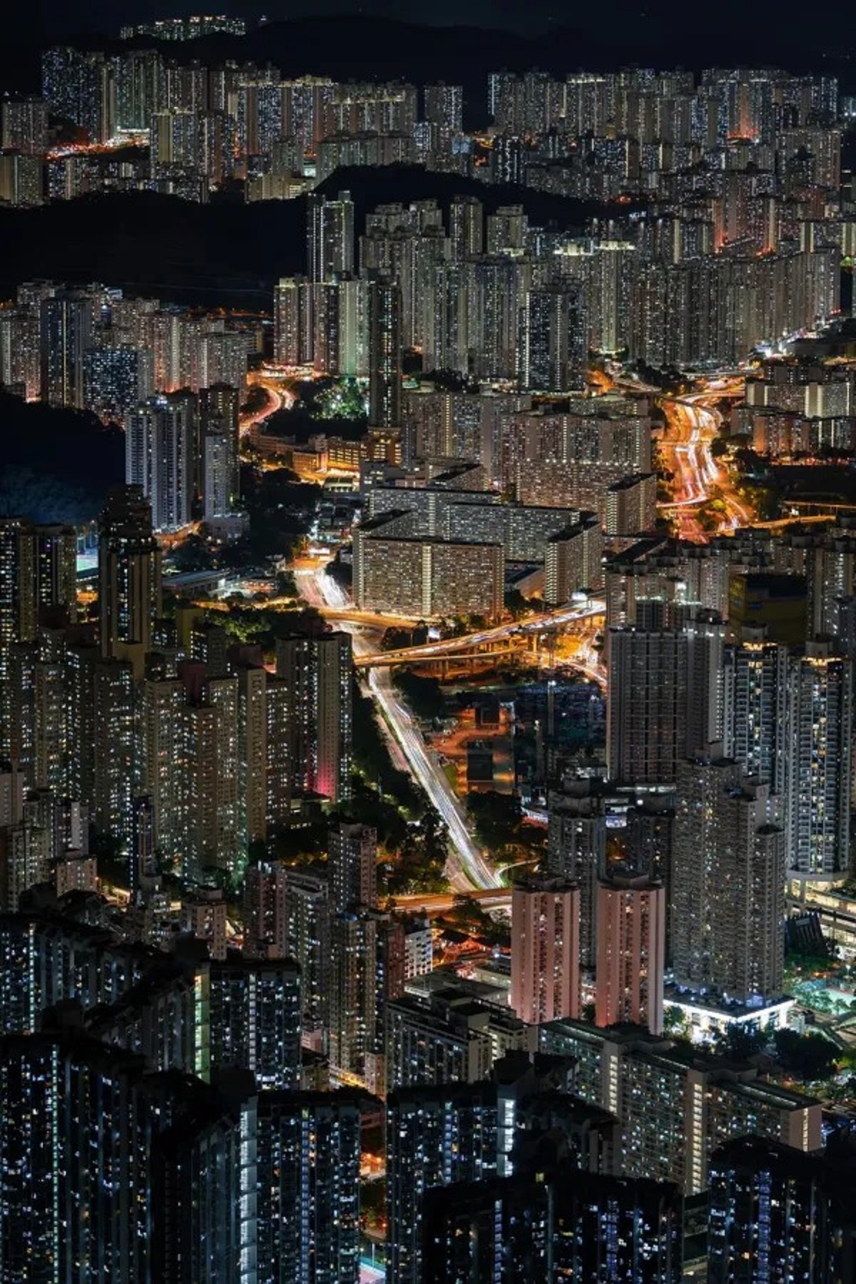 Hong Kong’s night scene.