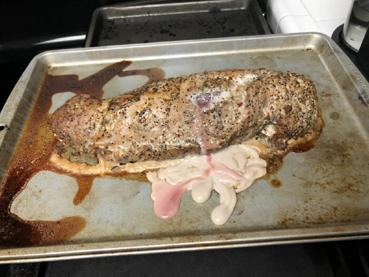 Our Pork Loin Had A Cyst