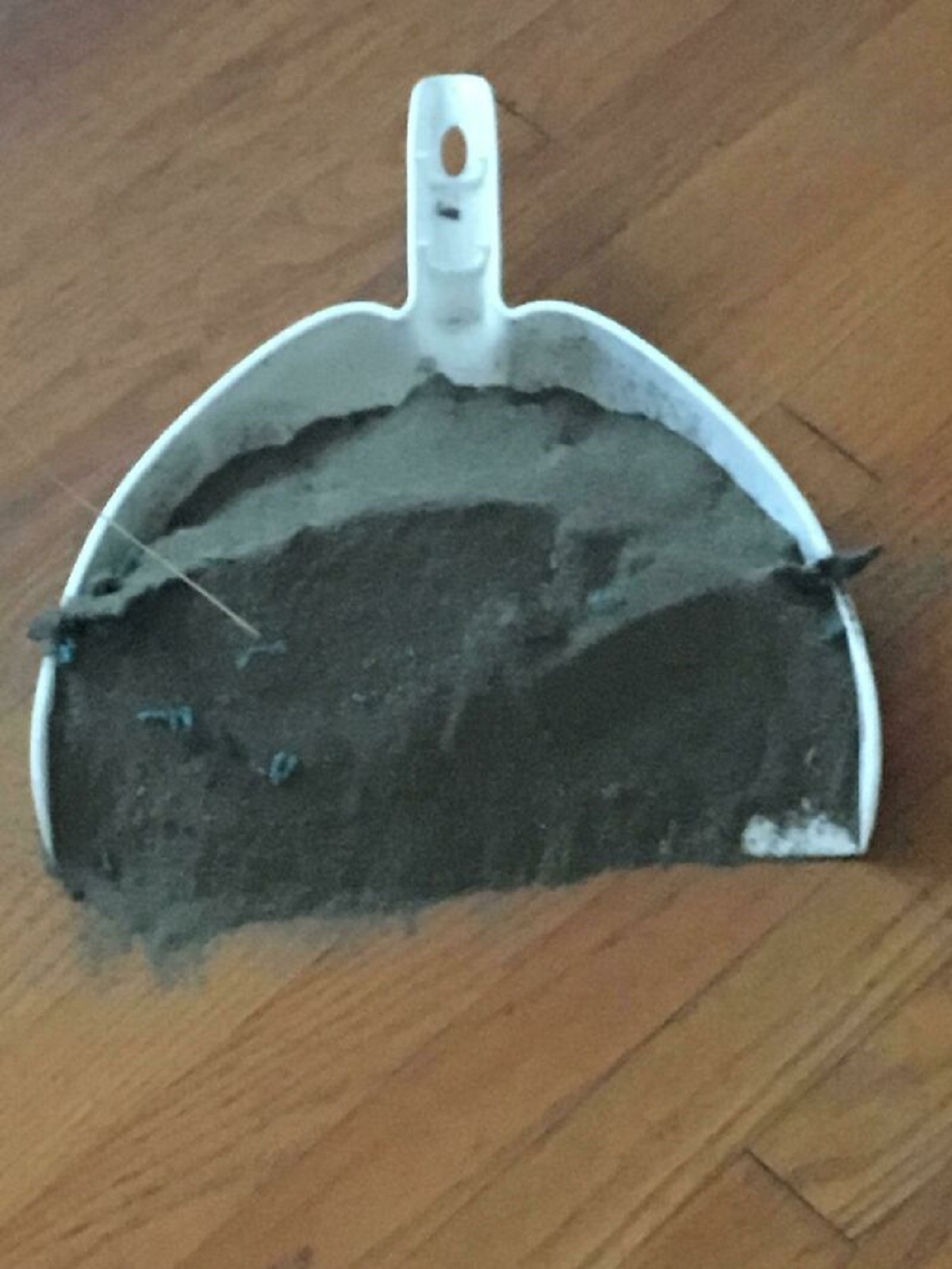 After Tearing Up Carpet At A Rental House; This Is How Much Dirt Was Under The Carpet