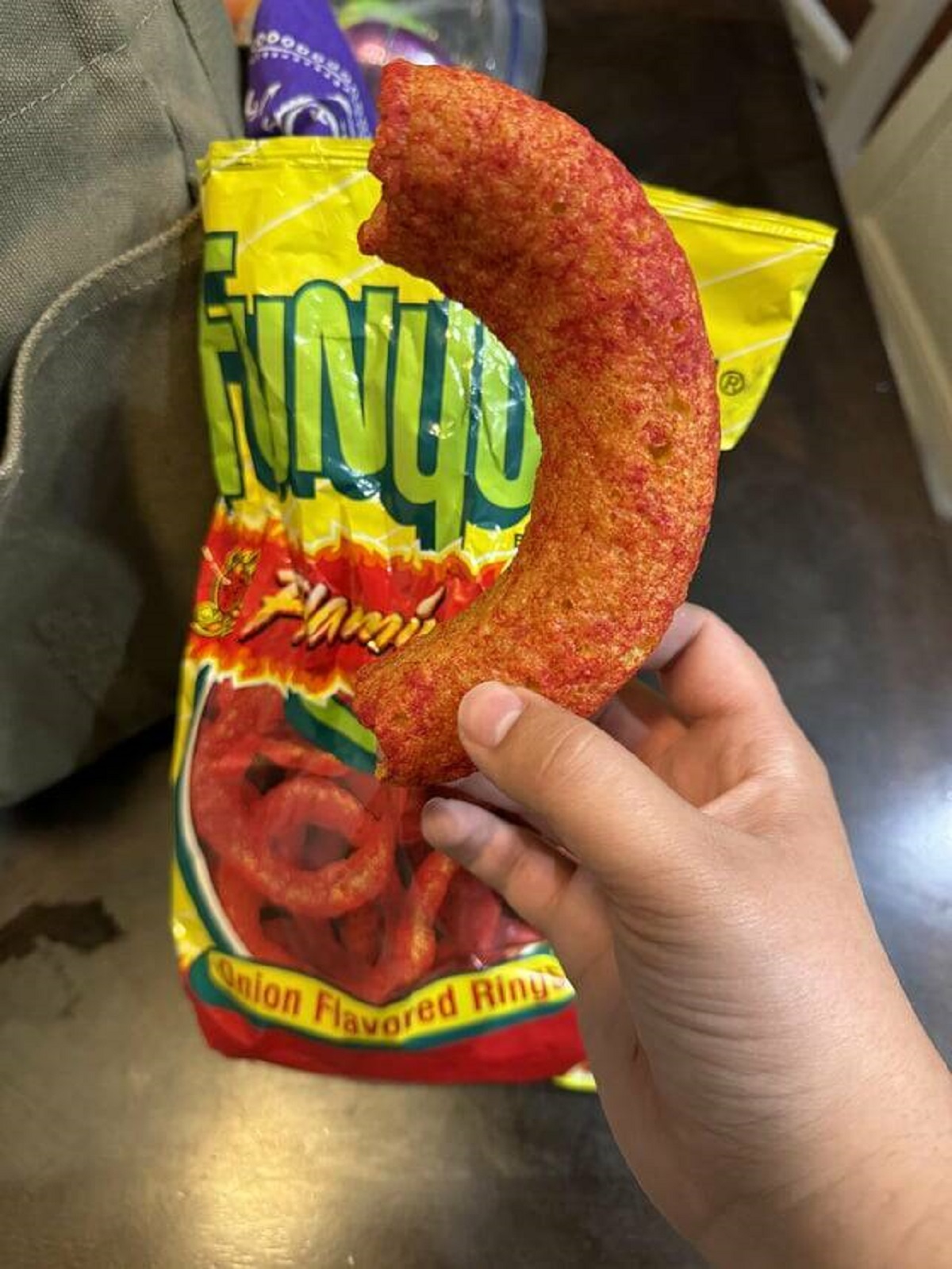 potato chip - Flami Onion Flavored Rings