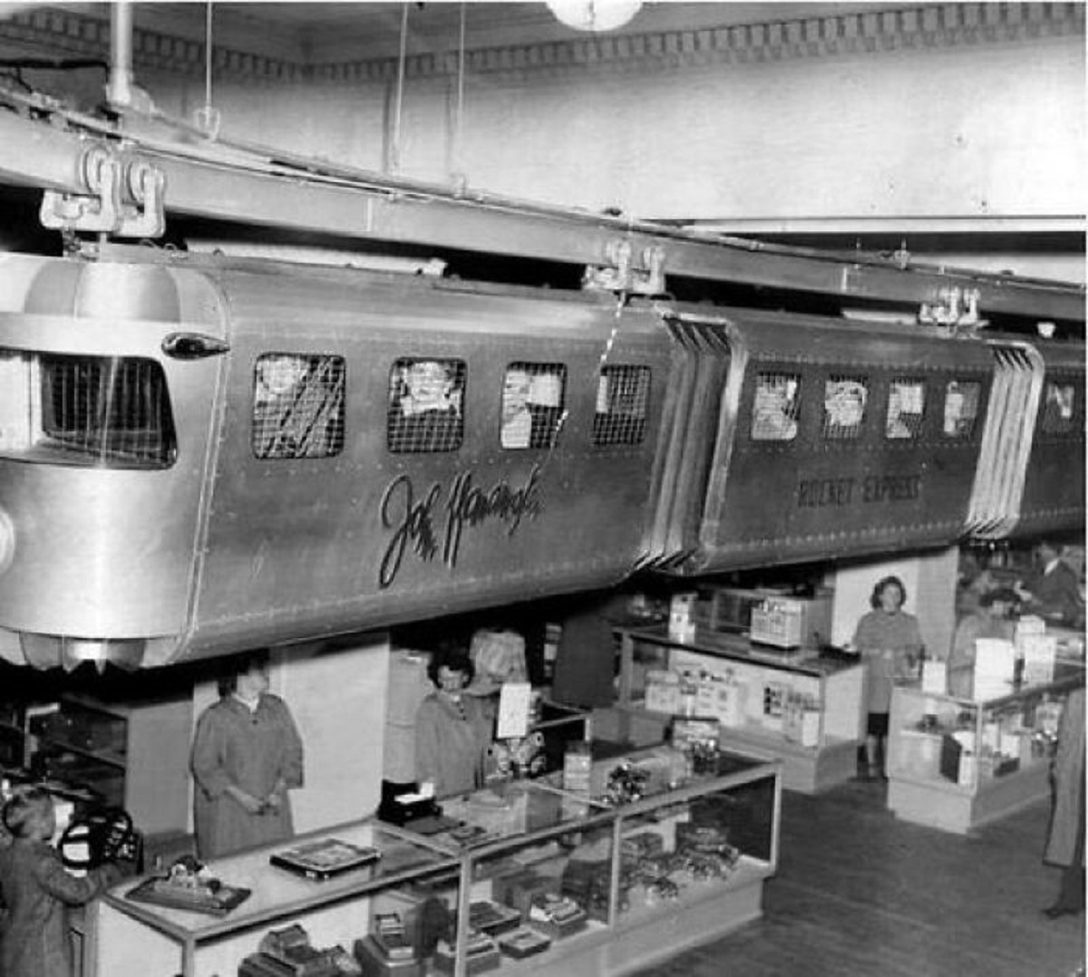The Rocket Express, A Monorail That Carried Kids Around The Toy Department 8th Floor At The John Wanamaker Department Store In Center City, Philadelphia, 1950s