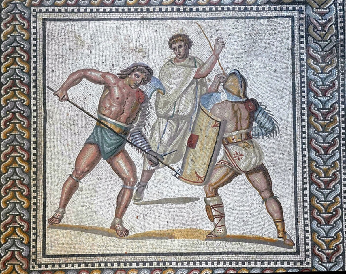 gladiators mosaic