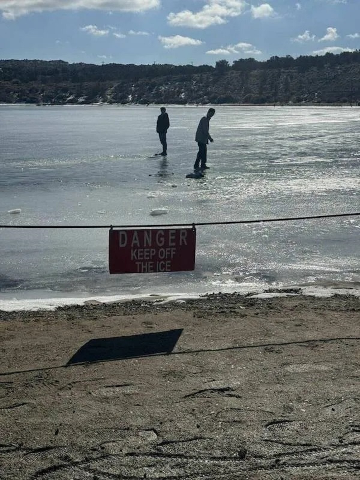 beach - Danger Keep Off The Ice