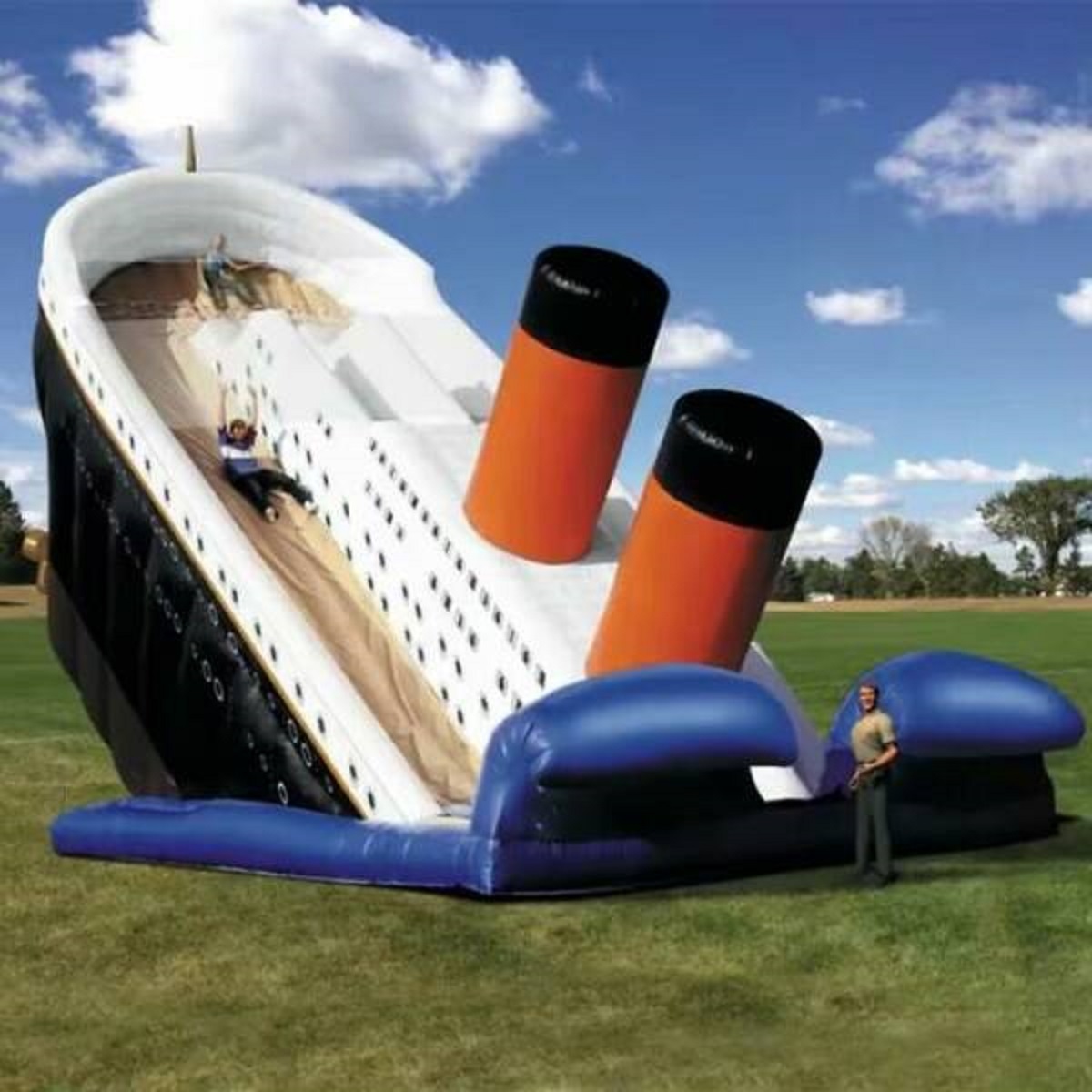 titanic inflatable pool toy