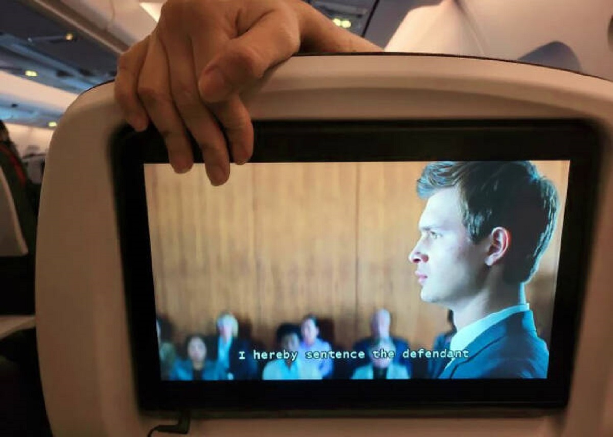 "Person Kept Resting Their Hand On The Screen And Accidentally Touching Buttons On An Overseas Flight"