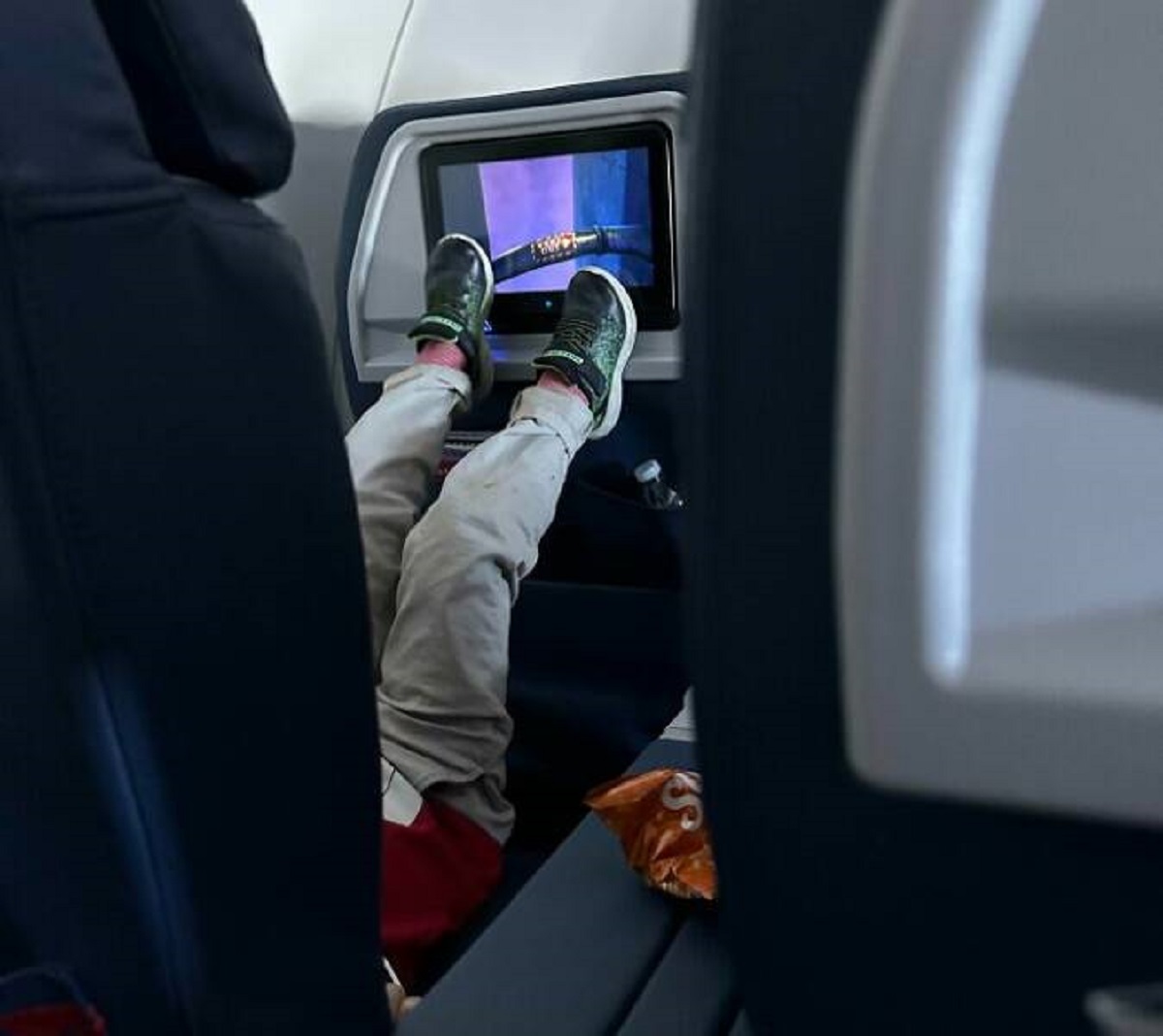 "Either This Or Jumping Out Of His Seat The Whole Flight"