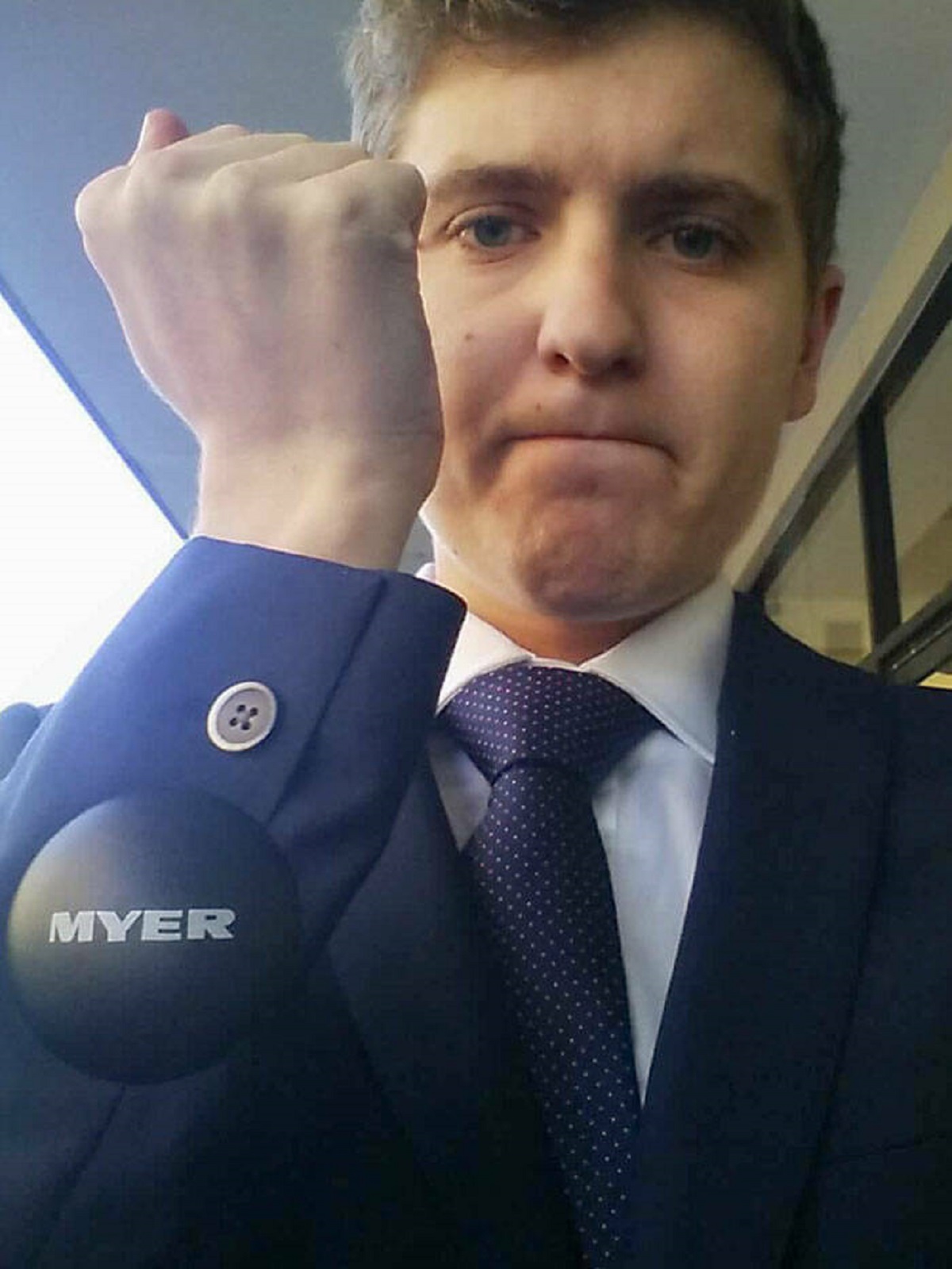 "About To Arrive For An Interview In A New Suit, I Realized I Left The Tag On"