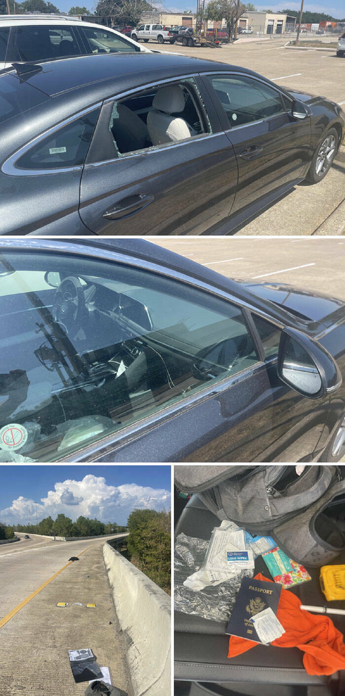 "Left My Carry-On Backpack In The Back Seat Of My Rental Car While I Grabbed Lunch With A Friend"