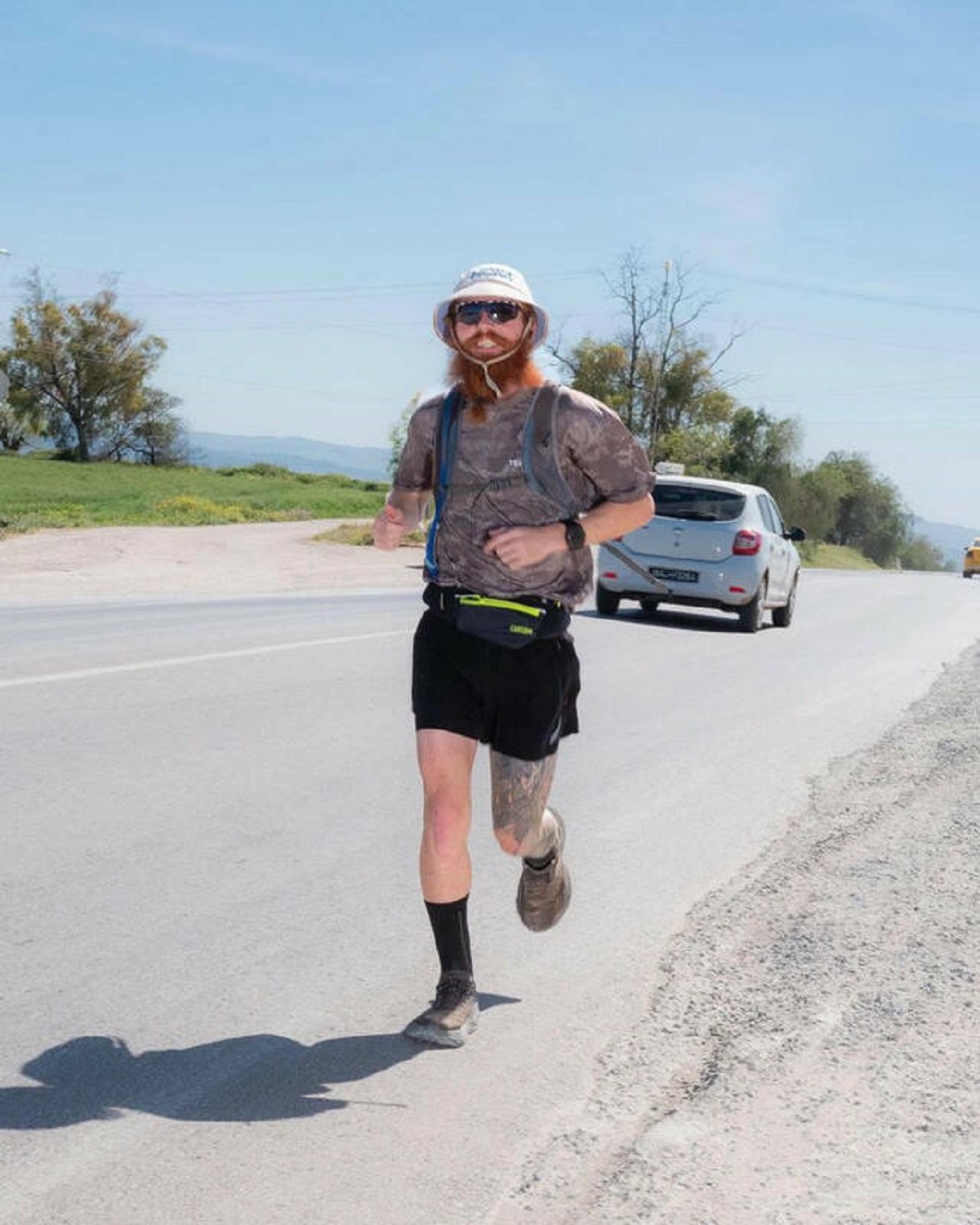 British man Russ Cook (aka the Hardest Geezer) has just become the first person to run the entire length of Africa