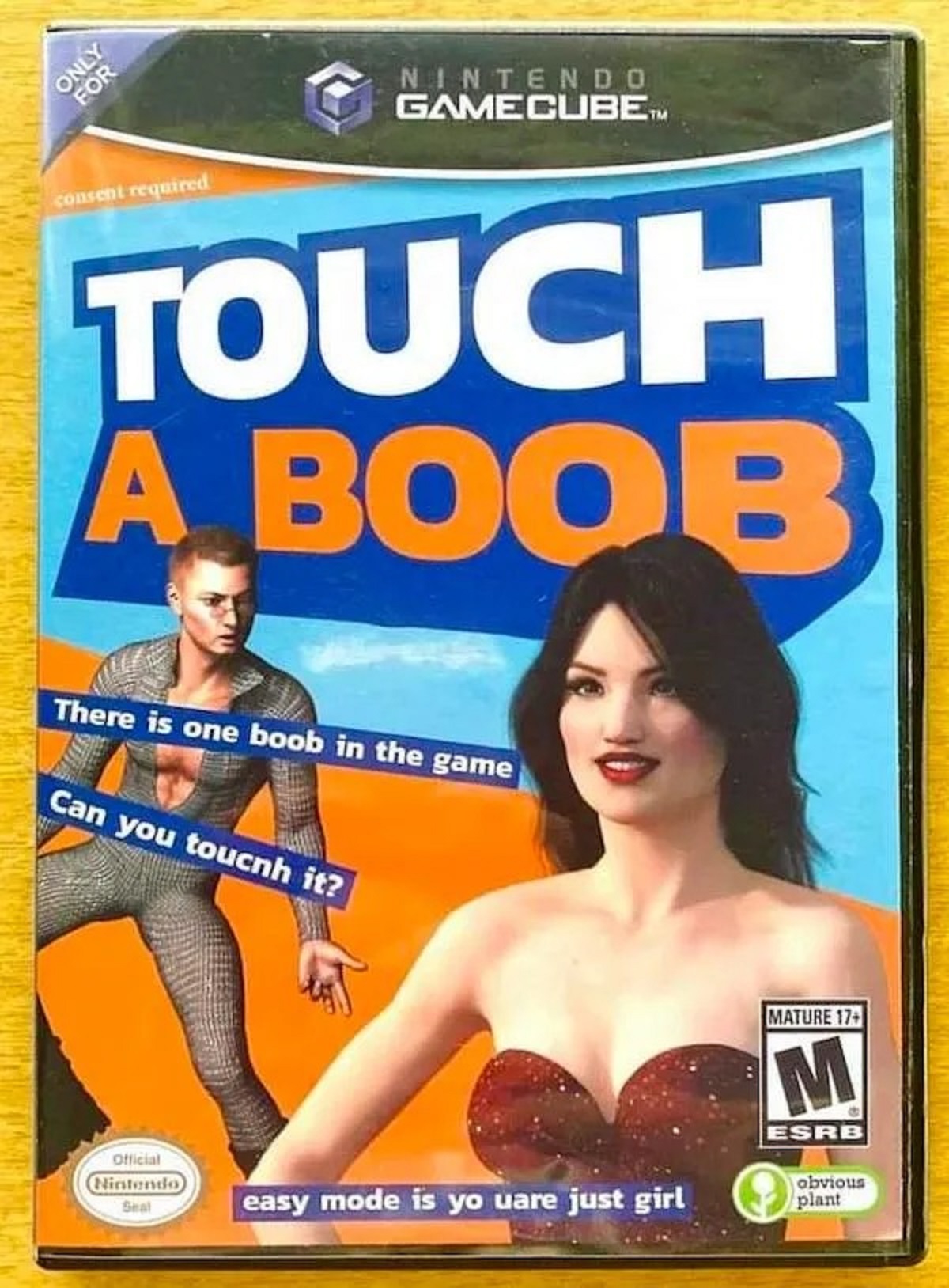 obvious plant games - Only For Nintendo Gamecube conemt required Touch A Boob There is one boob in the game Can you touch it? Officie easy mode is yo uare just girl Mature 17 M Esrb obvious plant