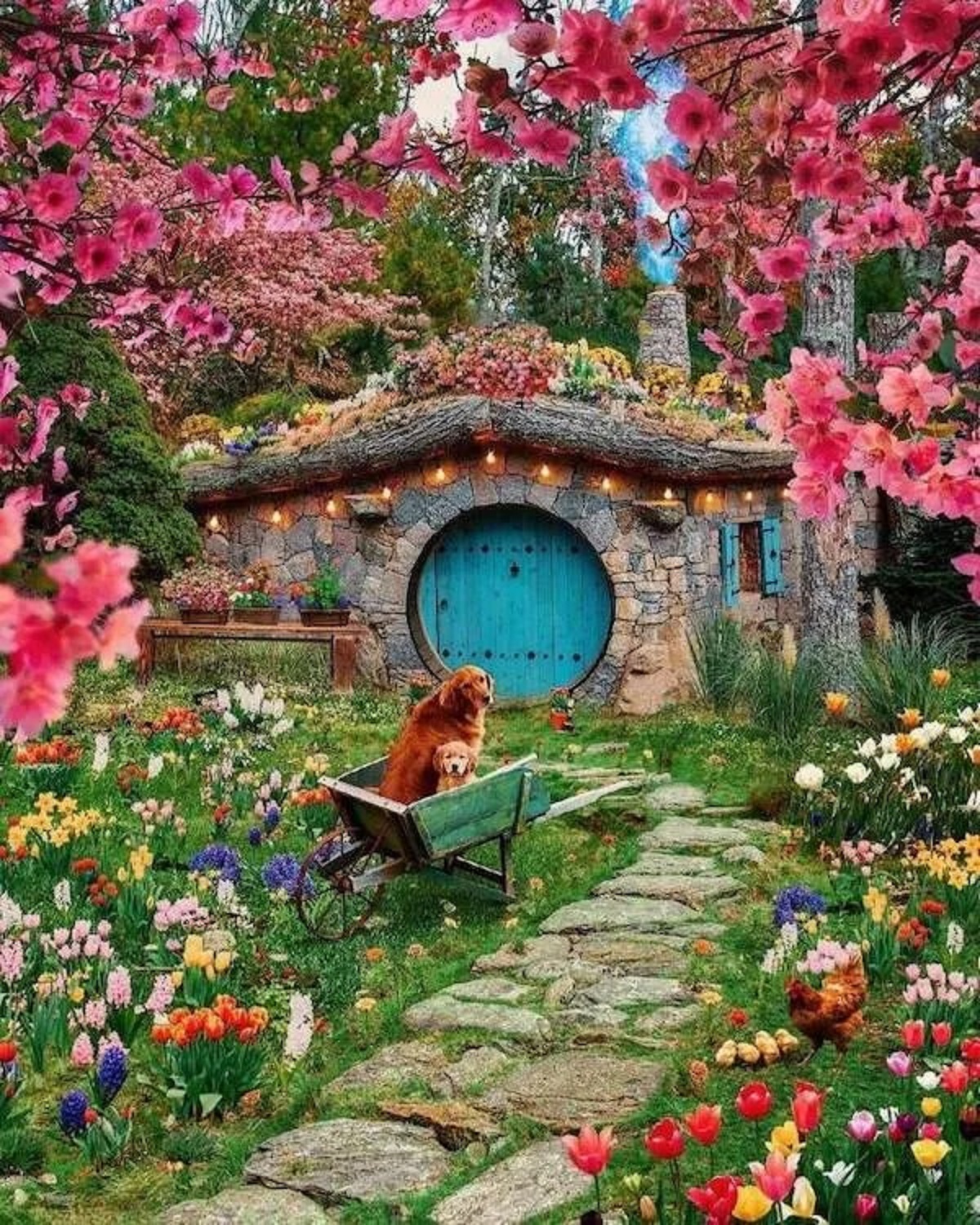 spring hobbit house