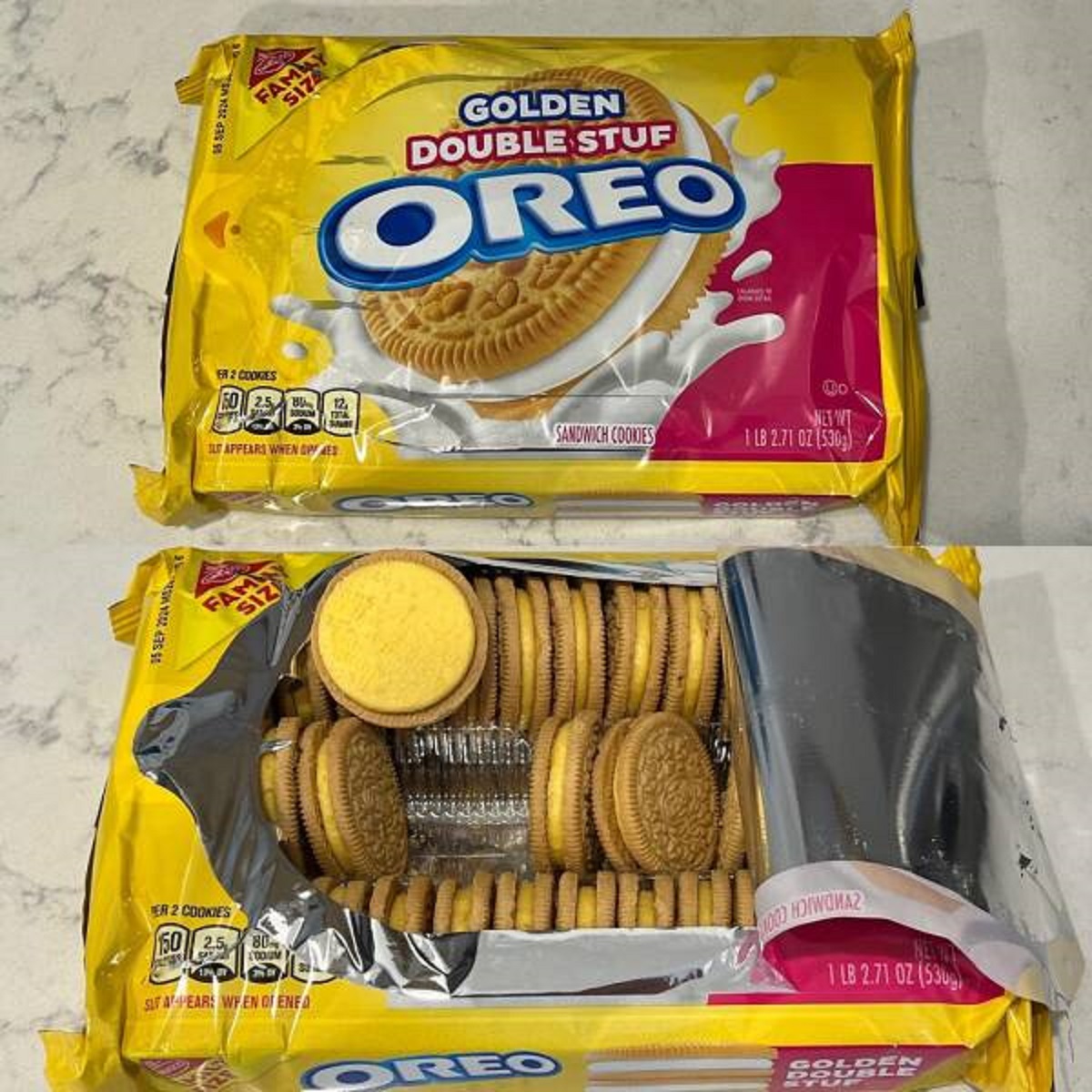 "My Oreos came with lemon filling instead of regular"