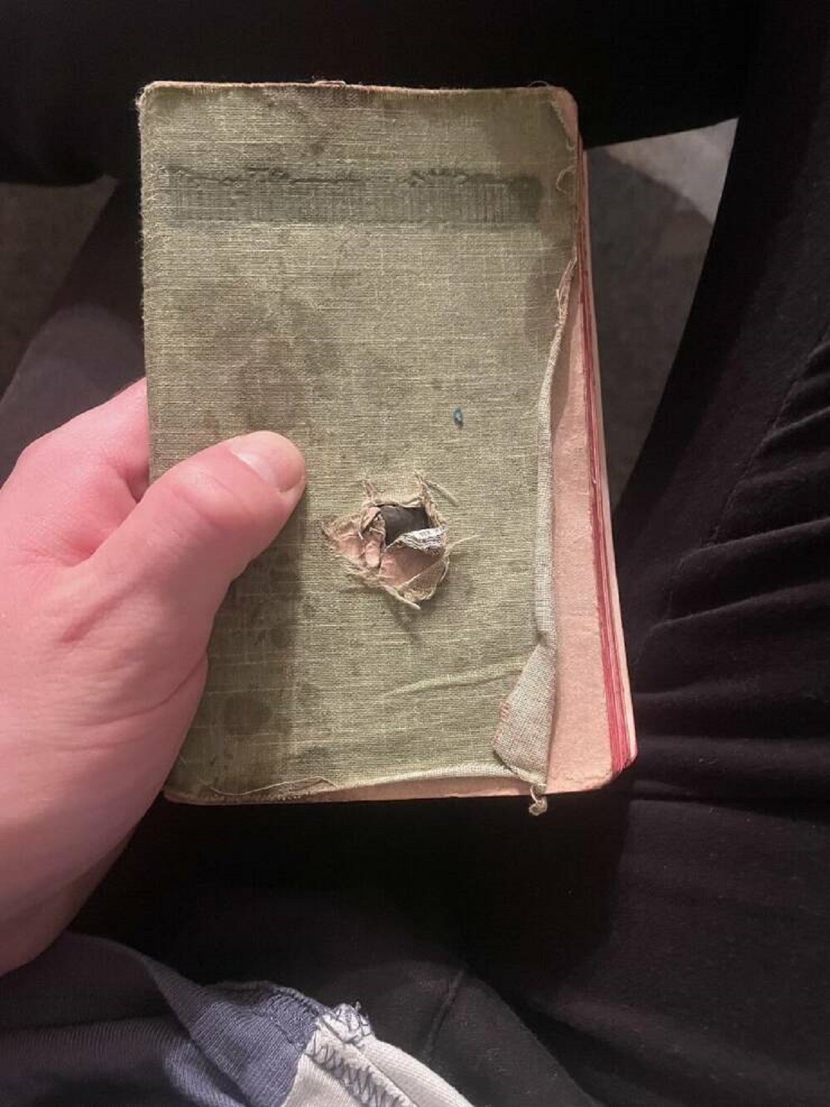 "The bible that saved my great-great grandfather in WW1"