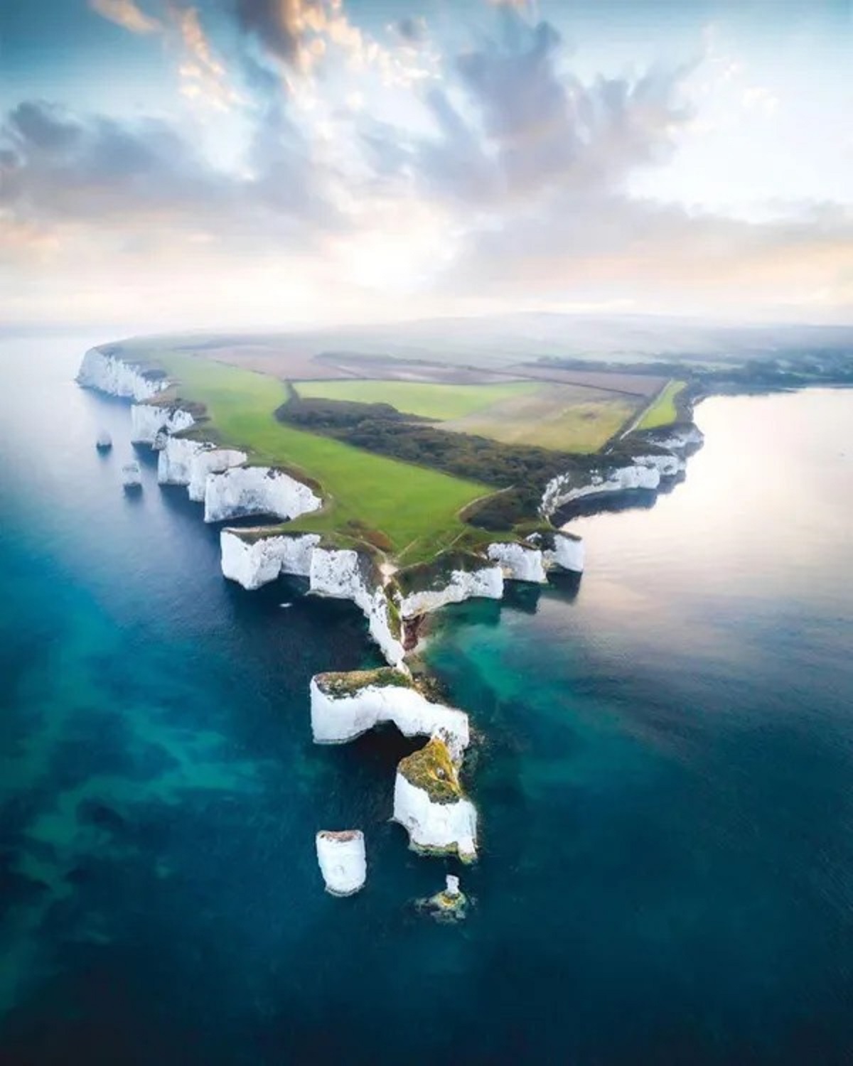 chalk cliffs england