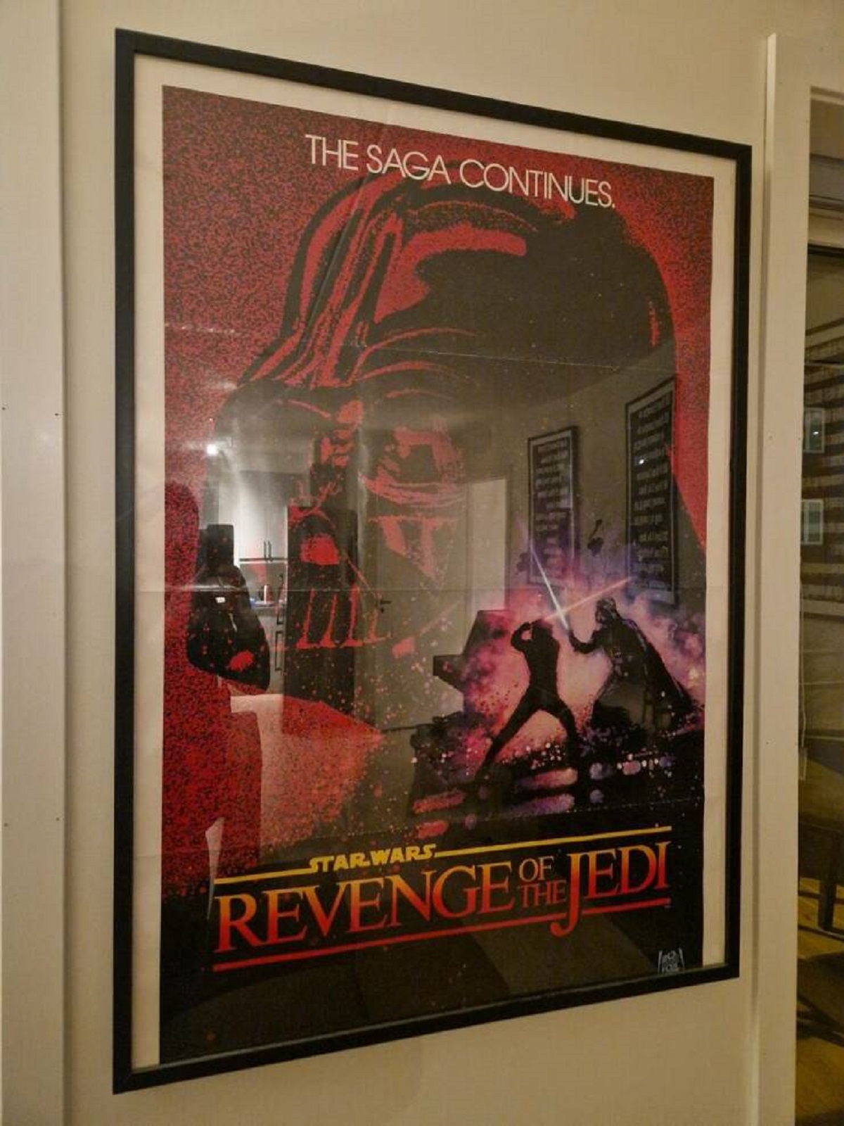 revenge of the jedi poster - The Saga Continues. Starwars Of The Revenge Edi