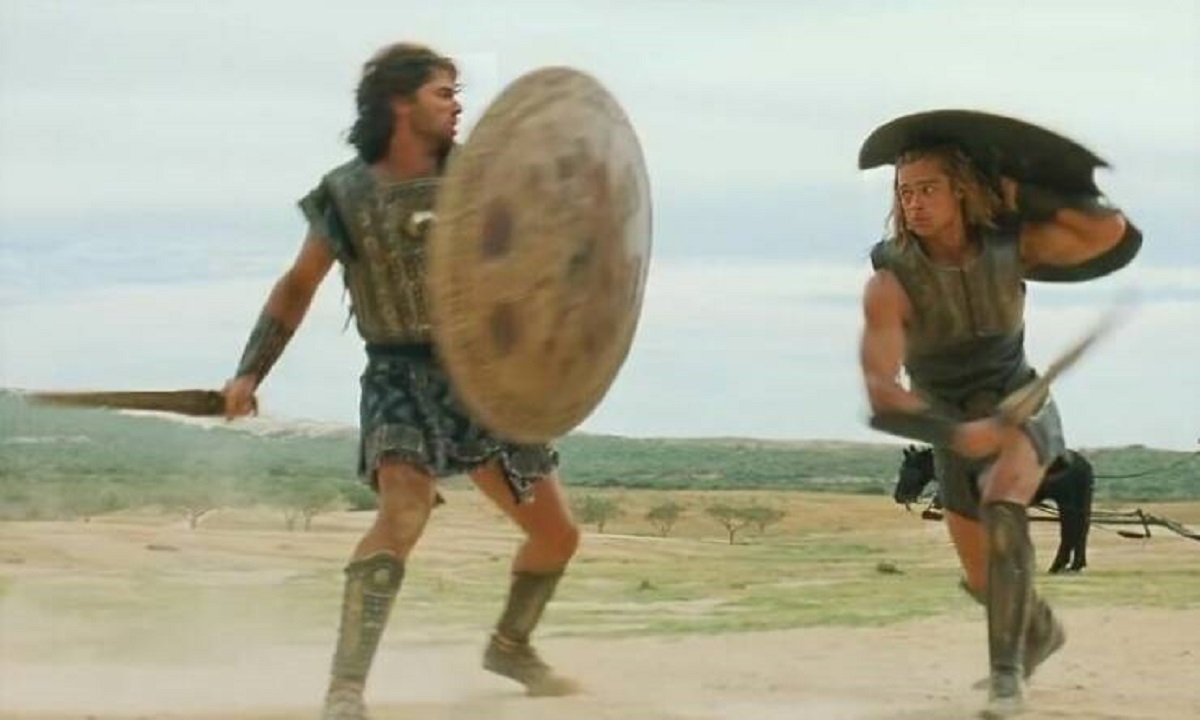 brad pitt troy stunt double