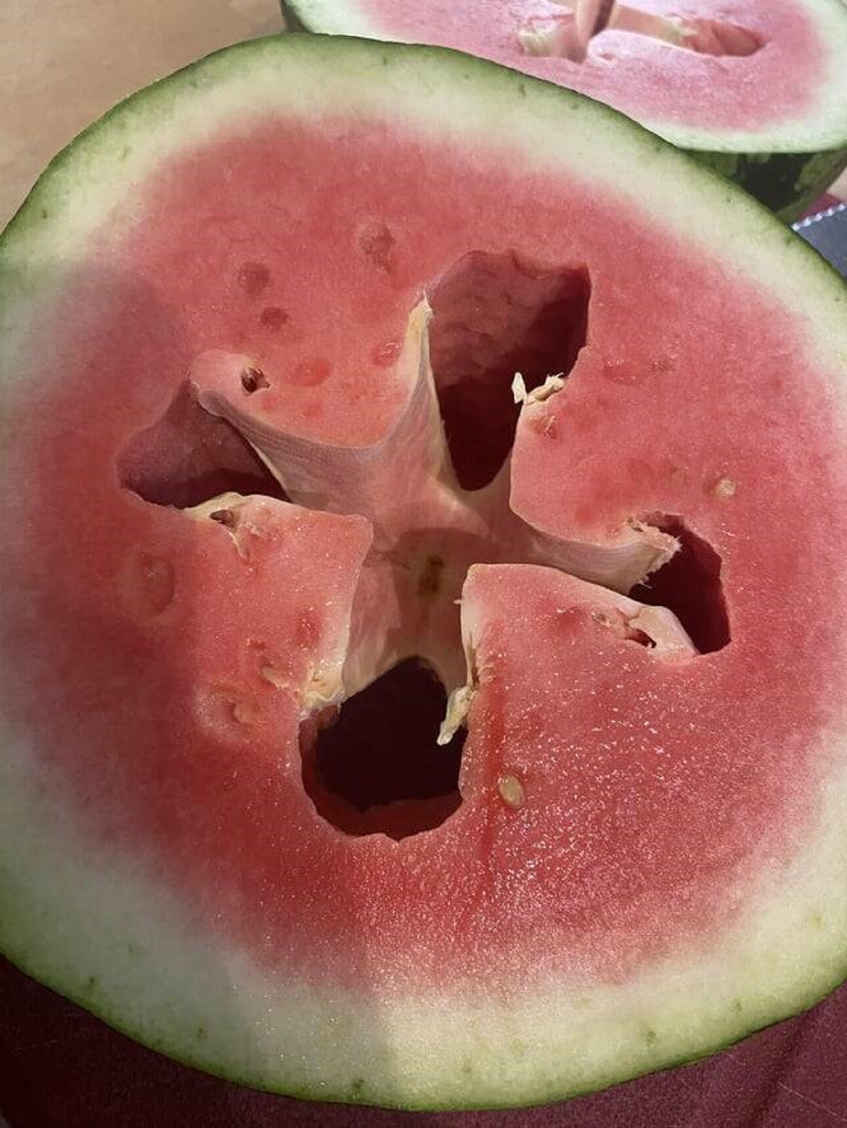 "My watermelon was hollow"