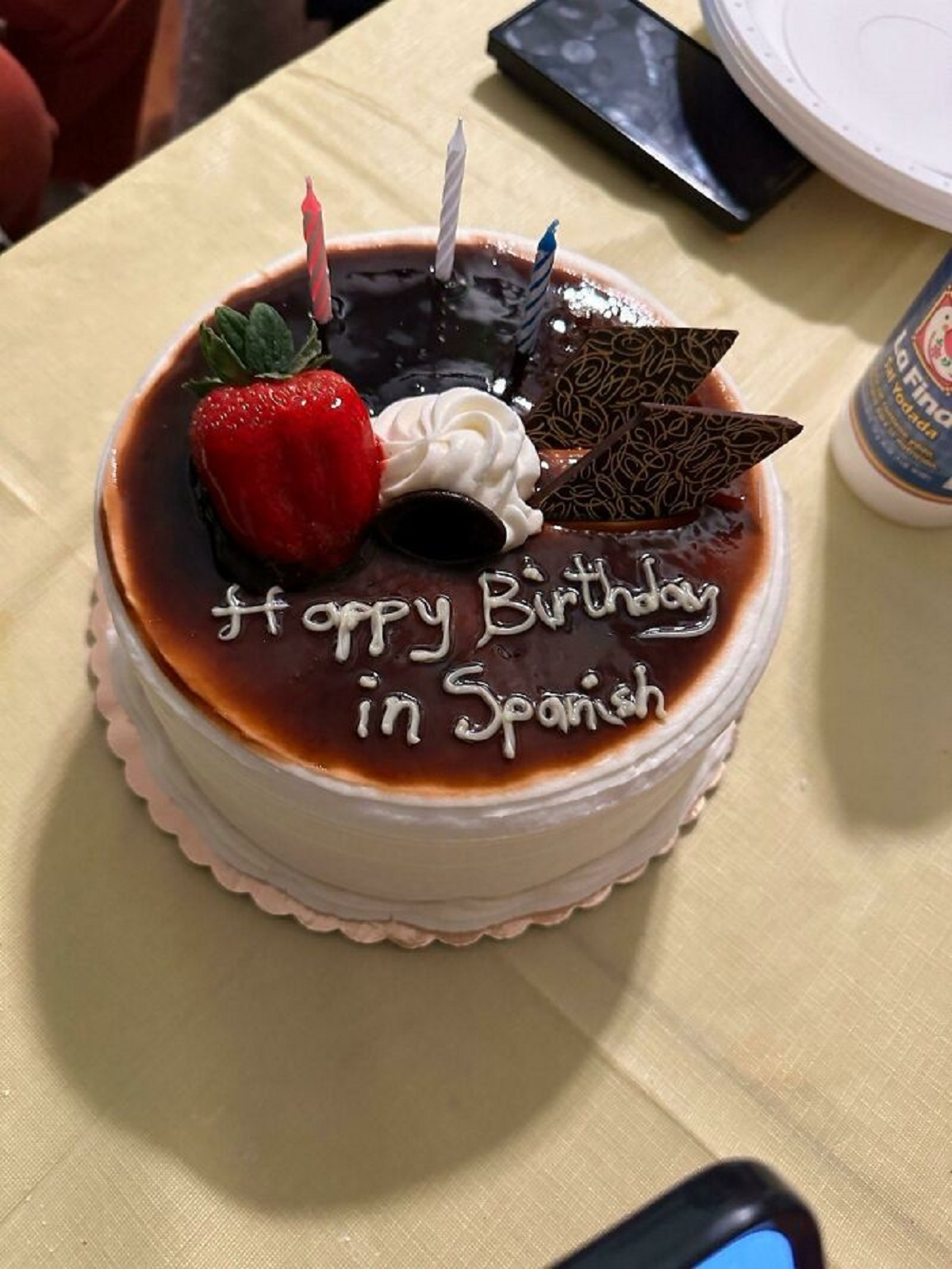happy birthday in spanish cake meme - Happy Birthday in Spanish Yodada Find