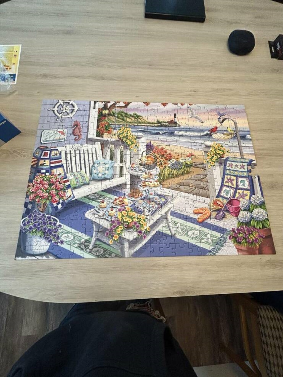 "BRAND NEW puzzle with a piece missing"