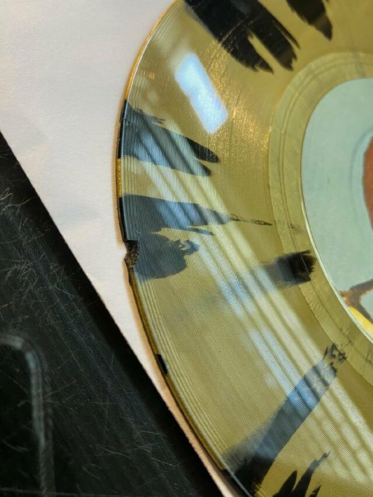 "My record showed up like this :("