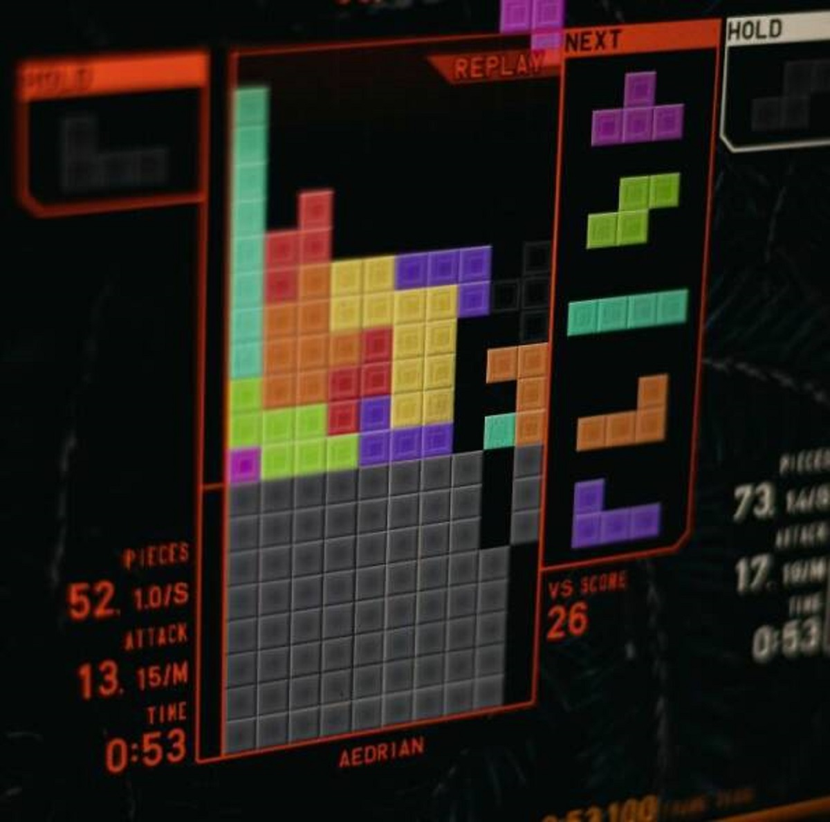 "Played Tetris for the NES all the way to the end screen."