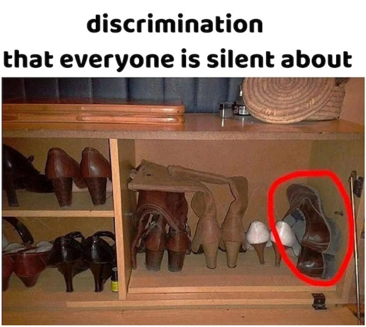 Meme - discrimination that everyone is silent about