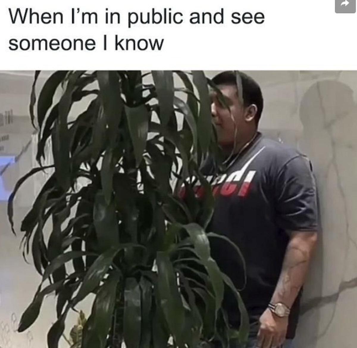 my homie over there meme - When I'm in public and see someone I know