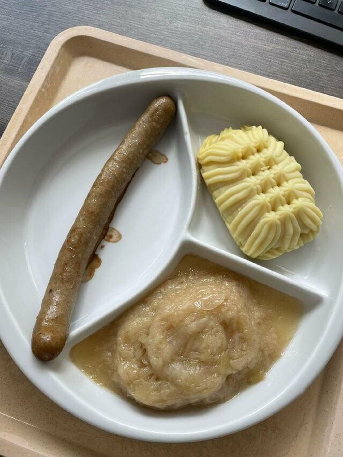 "German hospital lunch today"