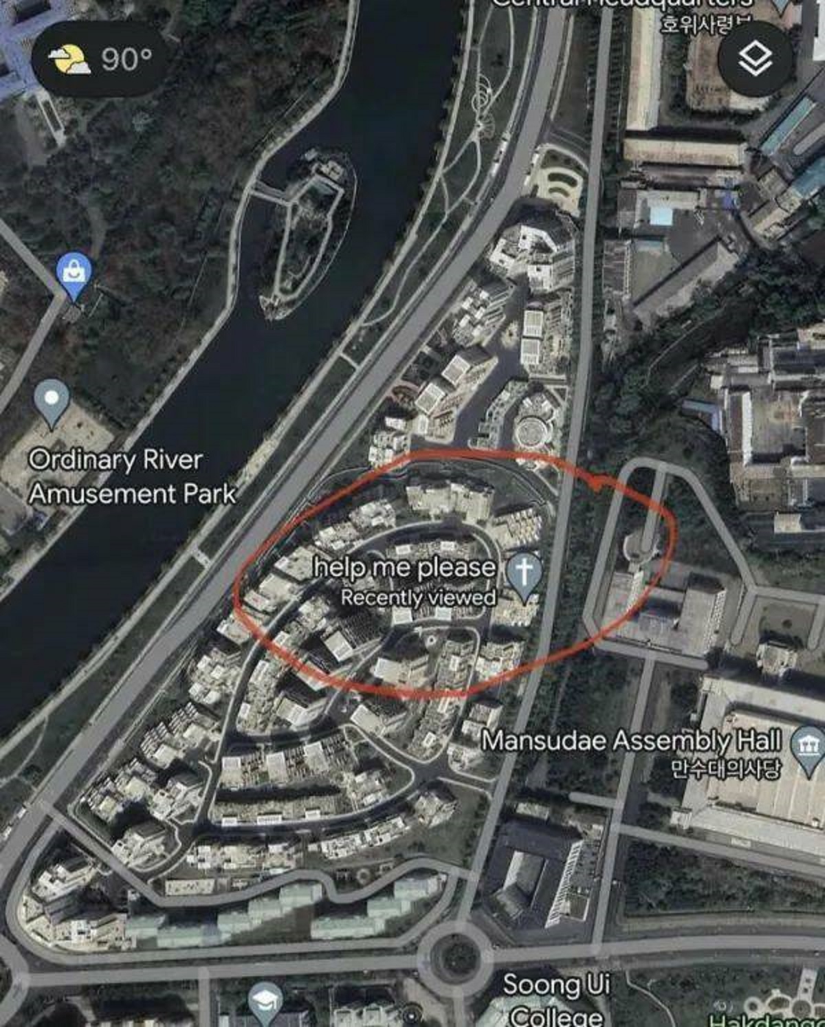 north korea google maps reddit - 90 Ordinary River Amusement Park help me please Recently viewed Mansudae Assembly Hall Soong Ui College Hakdanar