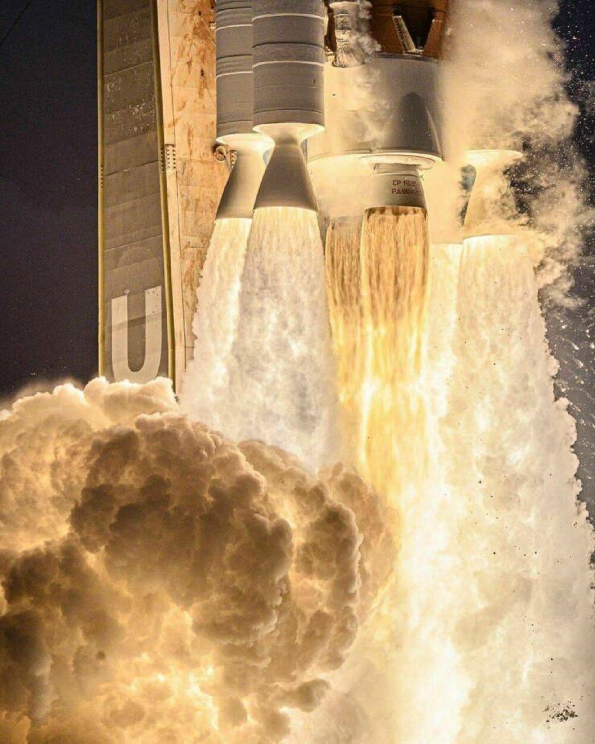 united launch alliance's atlas v rocket thunders off the pad with ussf 12 july 2022 a john kraus photo - A Cp 19 Pan