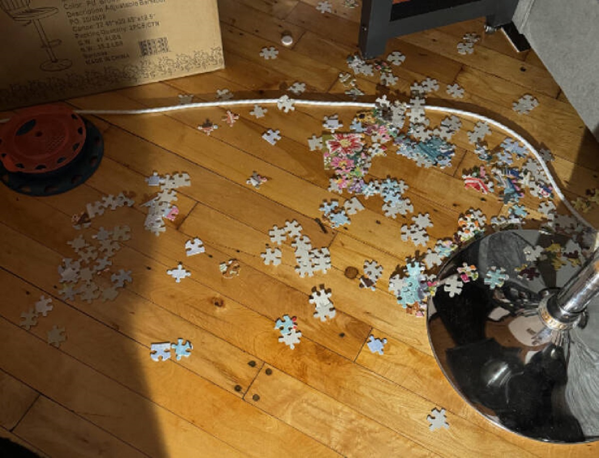 “Girlfriend spent two months on this puzzle.”